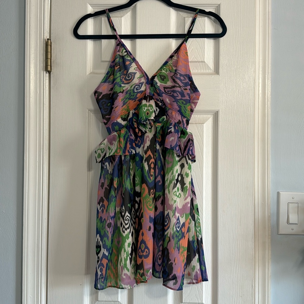 Small midi dress multi color, from brand Sunday Up, Ruthie grace boutique